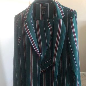 Gorgeous emerald pants suit